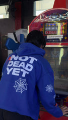 Spider Design Blue Hood – Premium Winter Streetwear