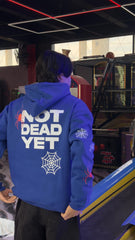 Spider Design Blue Hood – Premium Winter Streetwear